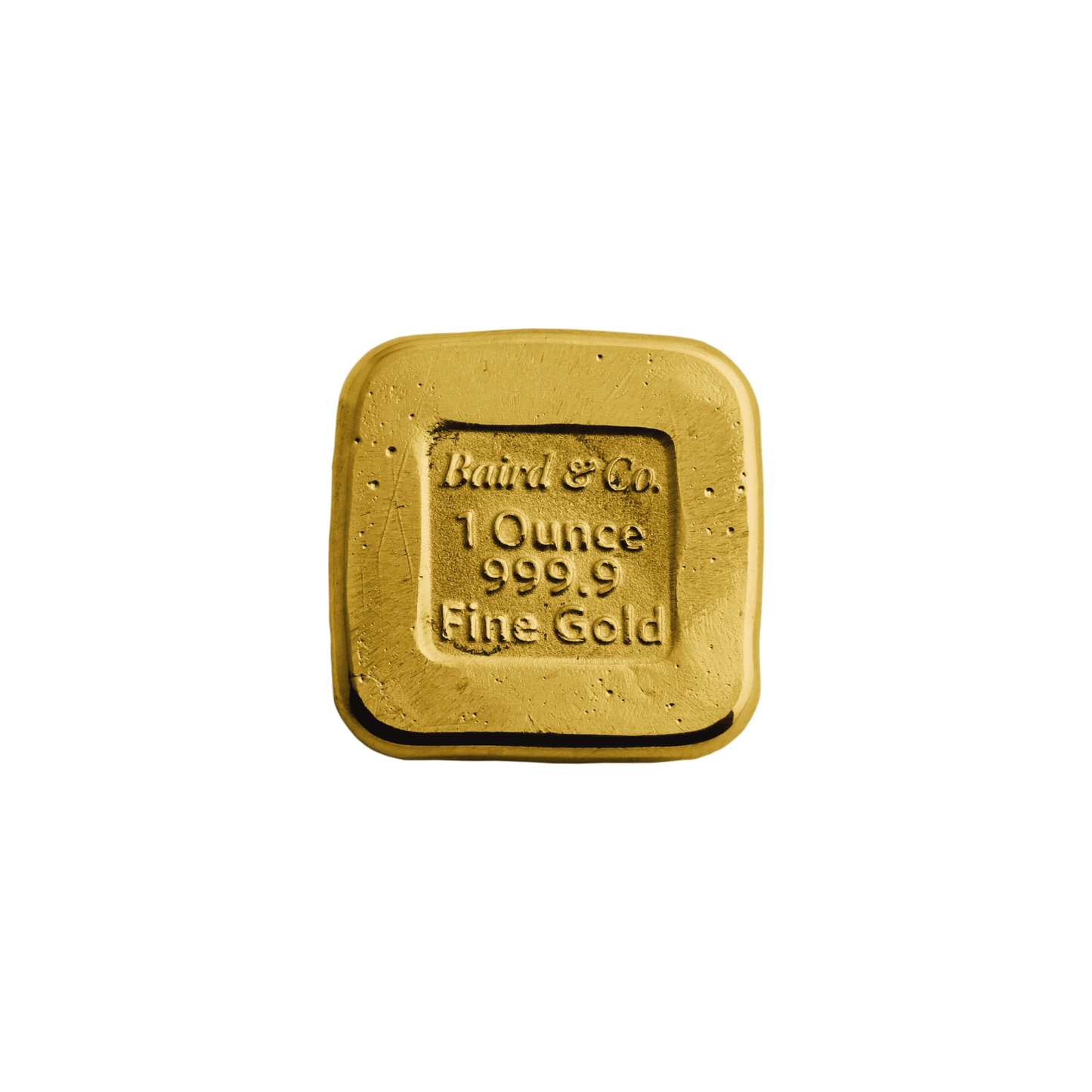 New Baird & Co 24ct 1oz Gold Cast Bar