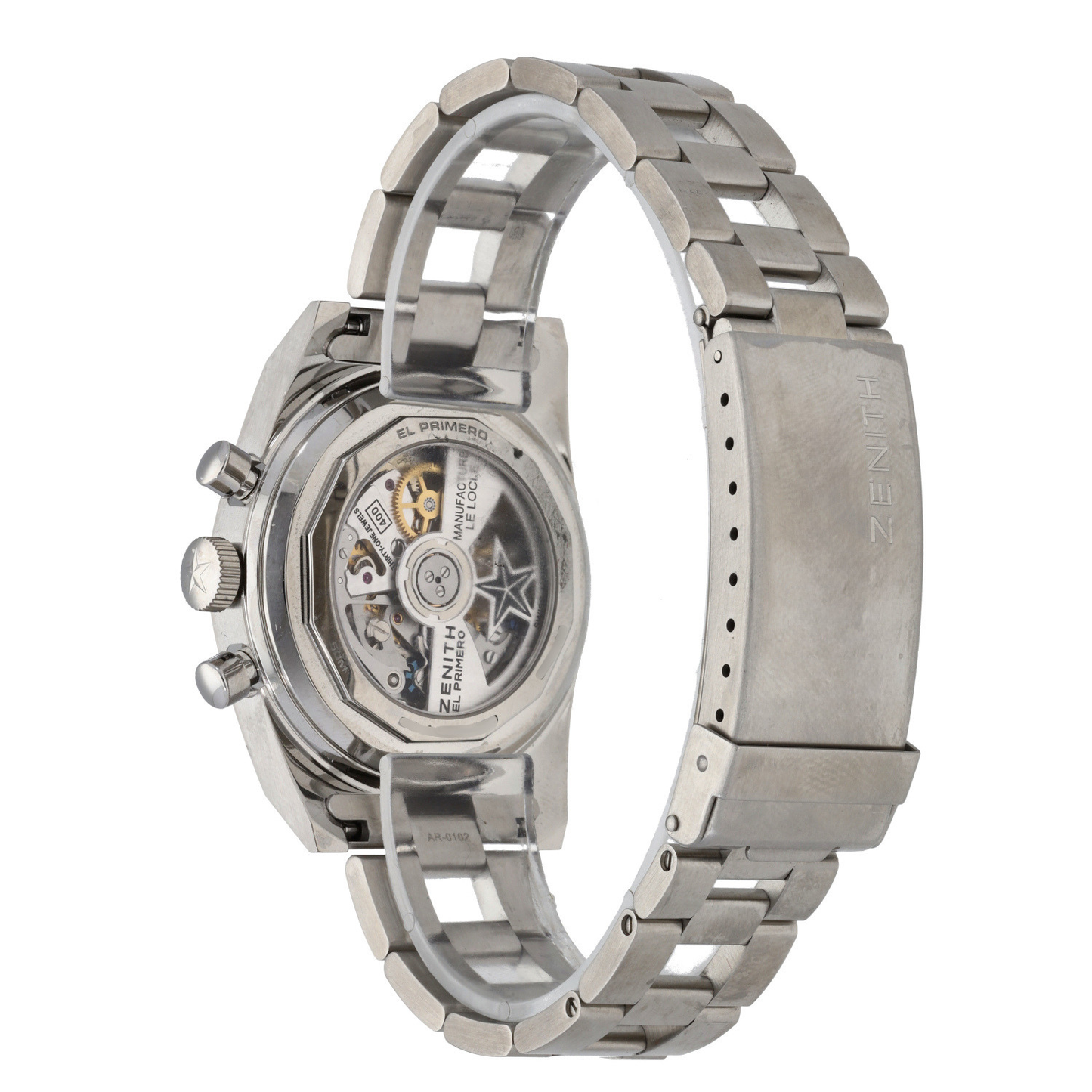 Zenith Chronomaster El Primero 03.A384.400/385.M38, Brown Dial, Rear Angle Image