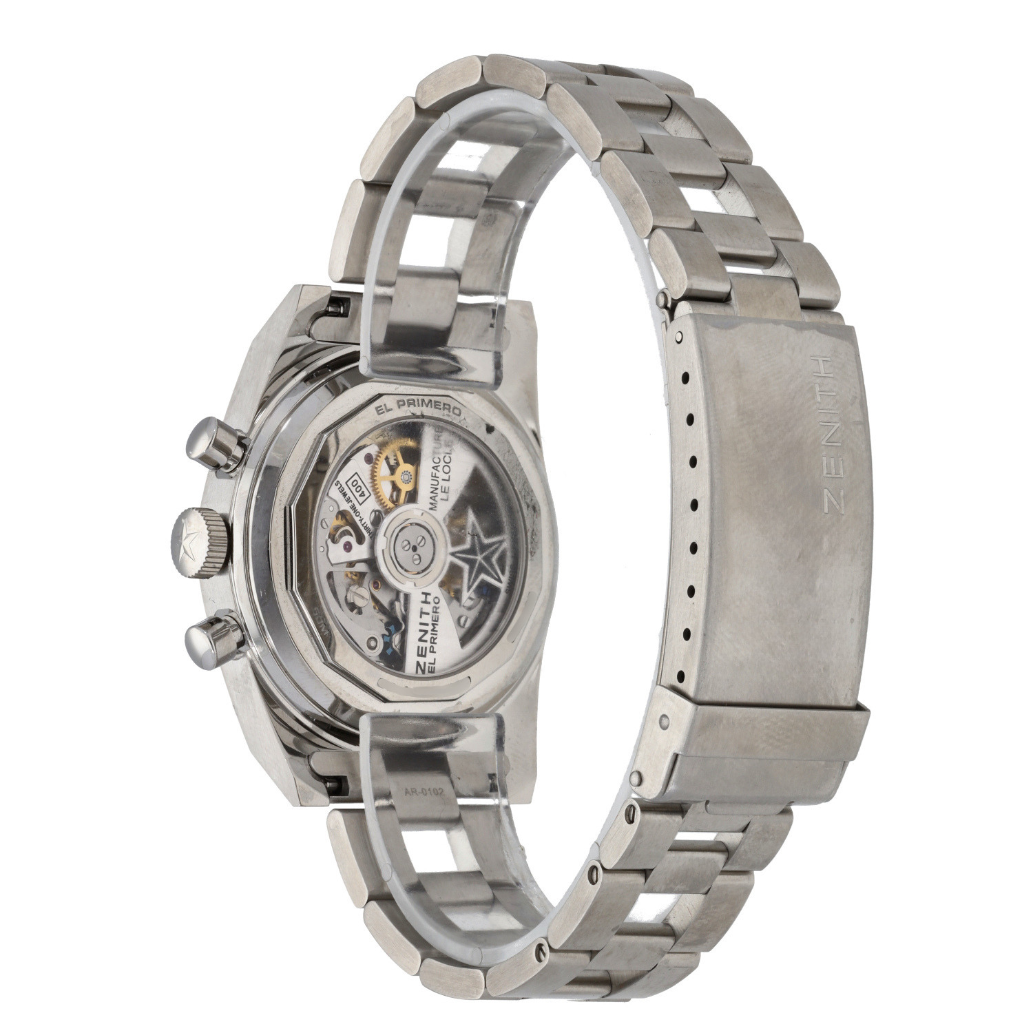 Zenith Chronomaster El Primero 03.A384.400/385.M38, Brown Dial, Rear Angle Image