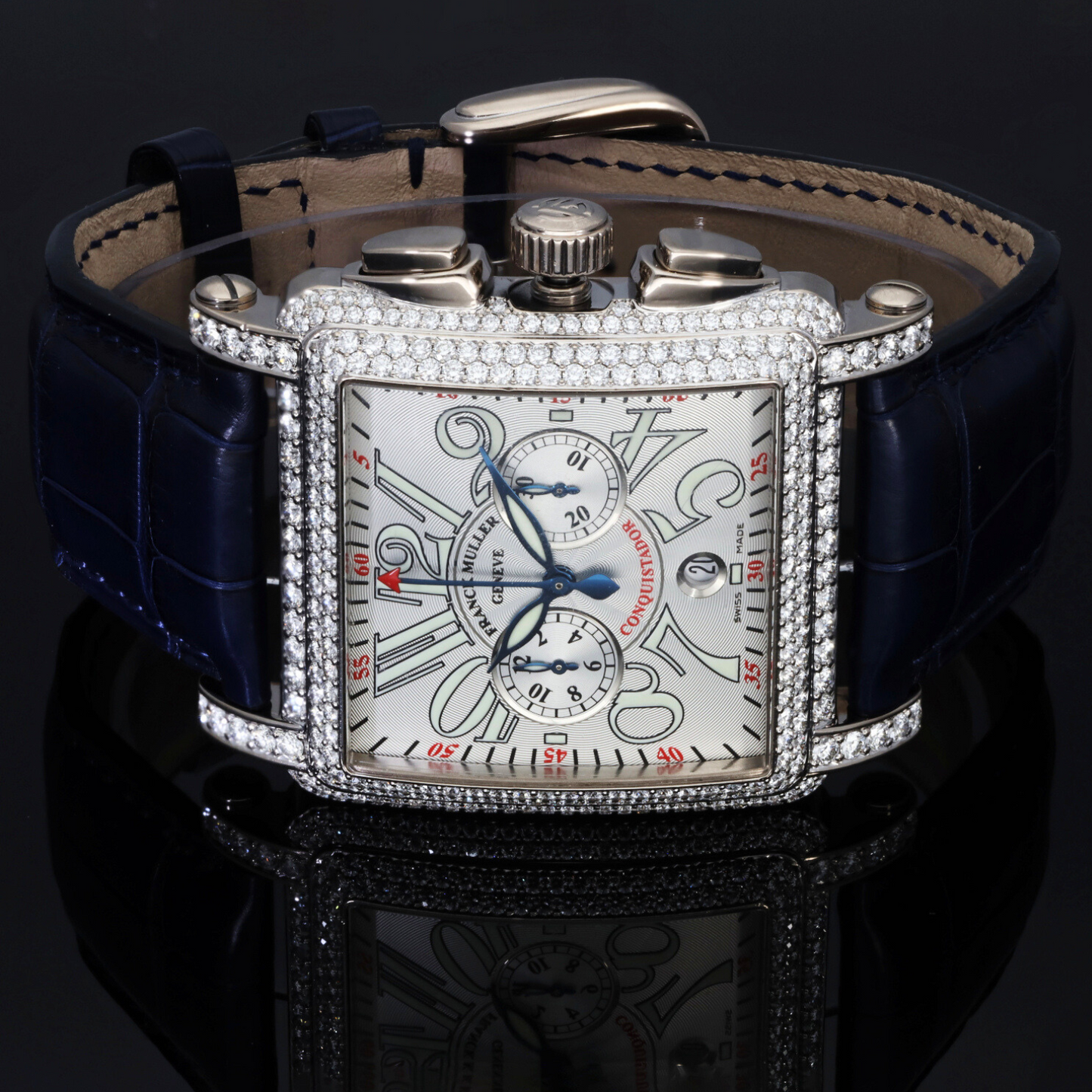 Franck Muller Conquistador Cortez 41mm White Gold Watch