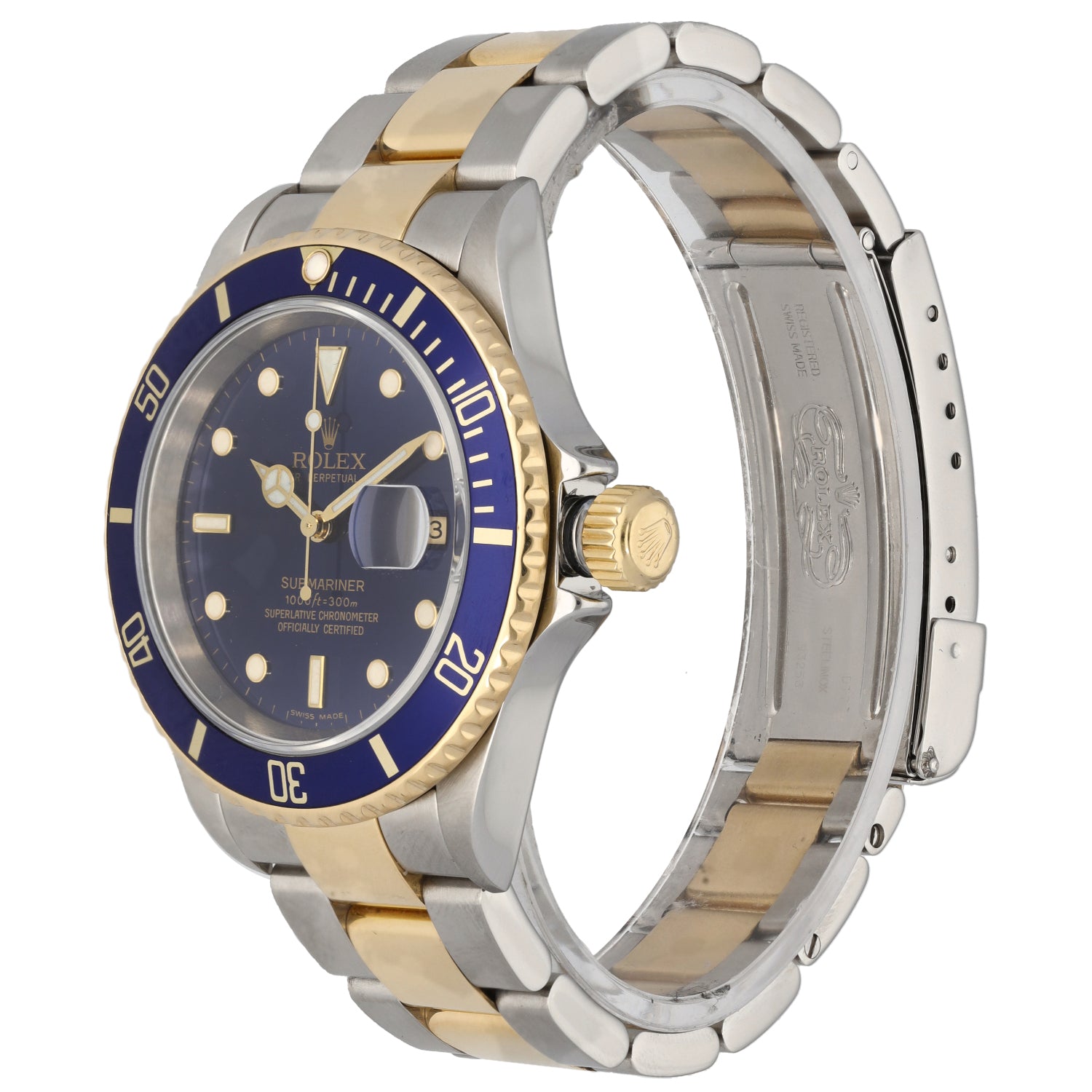 Rolex Submariner 16613 40mm Bi Colour Watch