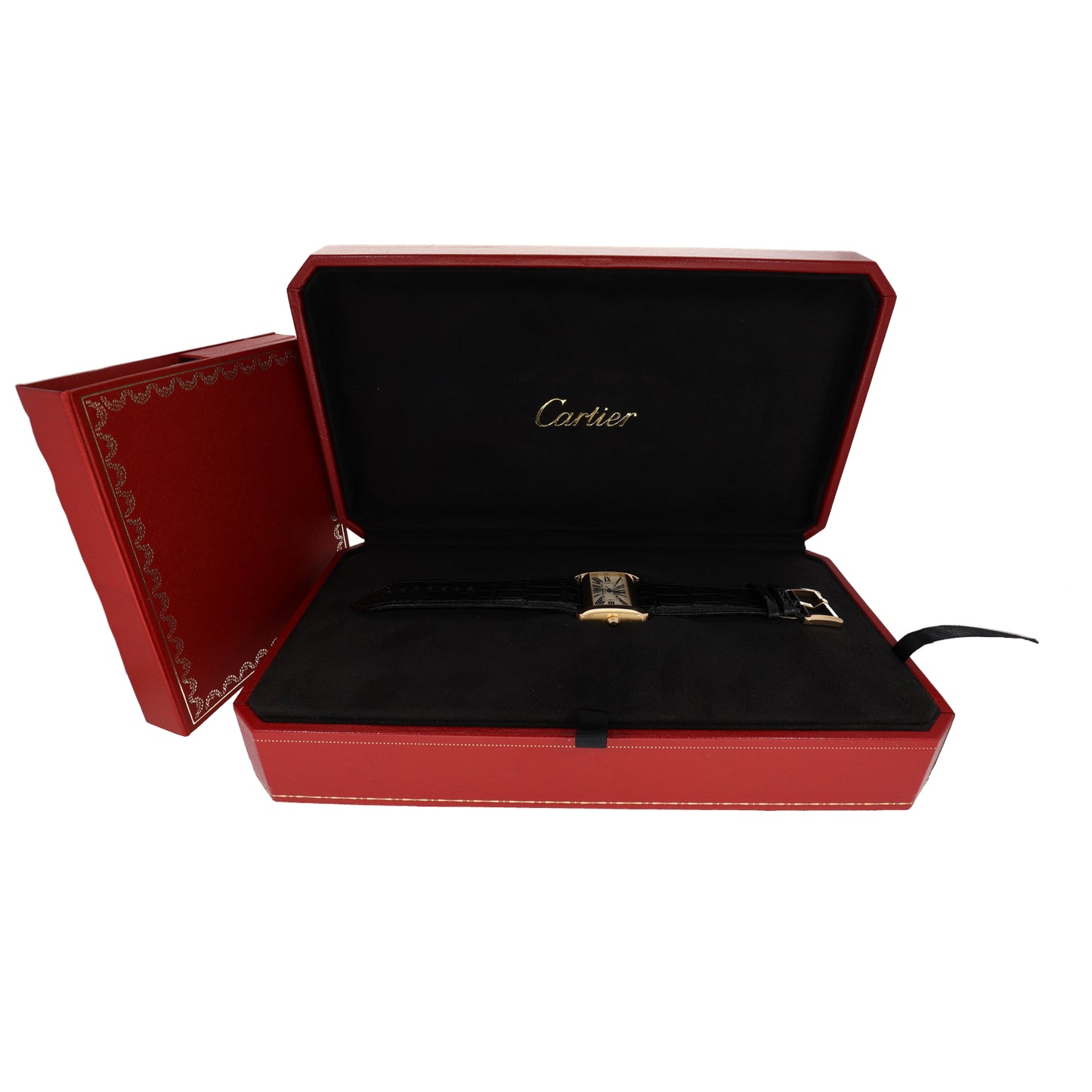 Cartier Divan 2603 38mm Gold Watch