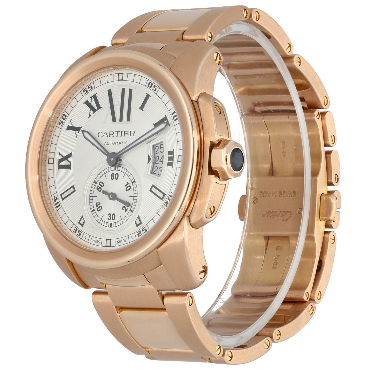 Cartier Calibre De Cartier 3300 42mm Rose Gold Watch