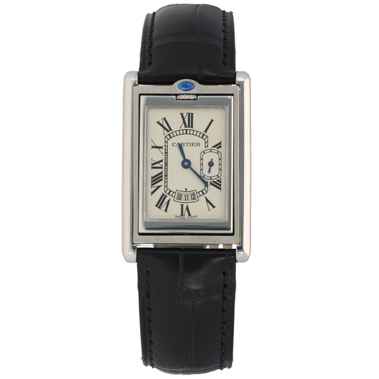 Cartier Tank Basculante 2522 27mm Stainless Steel Watch