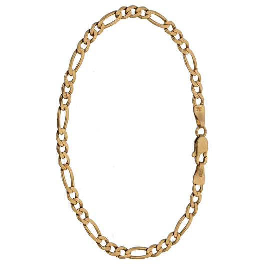 9ct Gold Figaro Bracelet