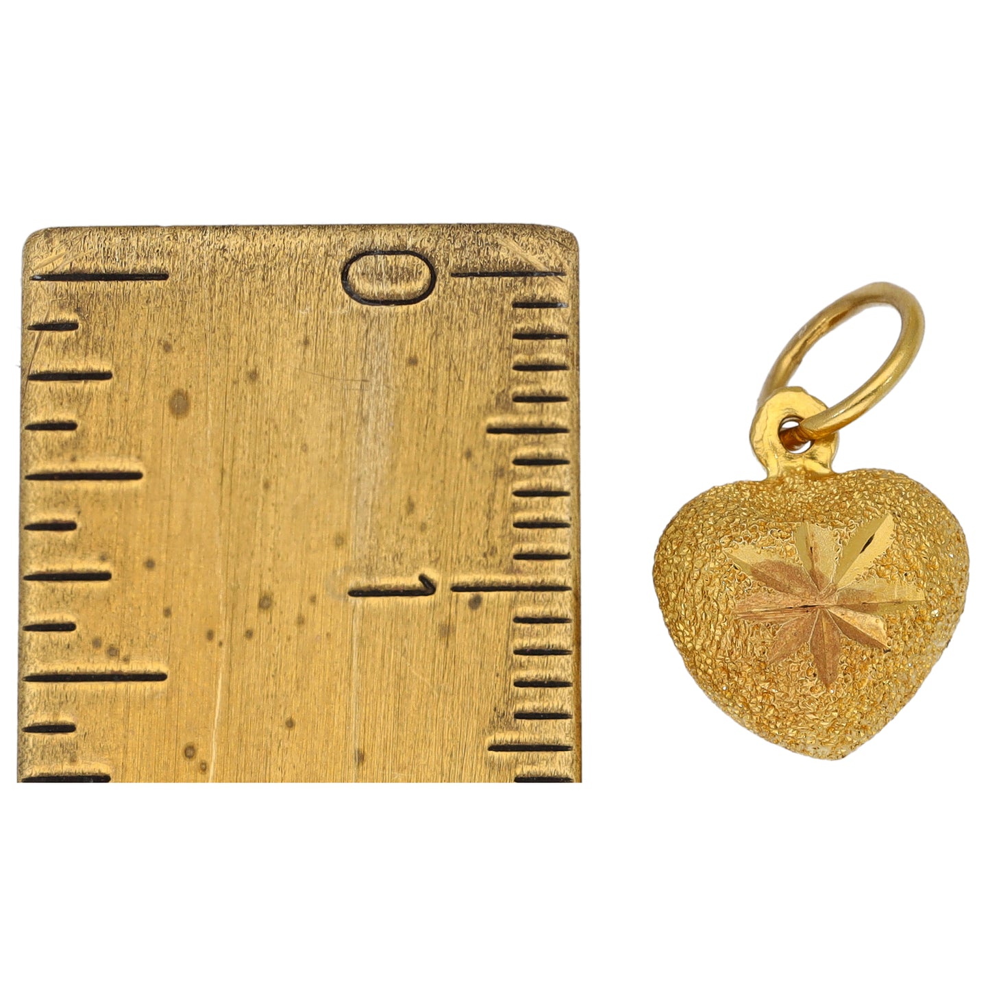 22ct Gold Heart Pendant