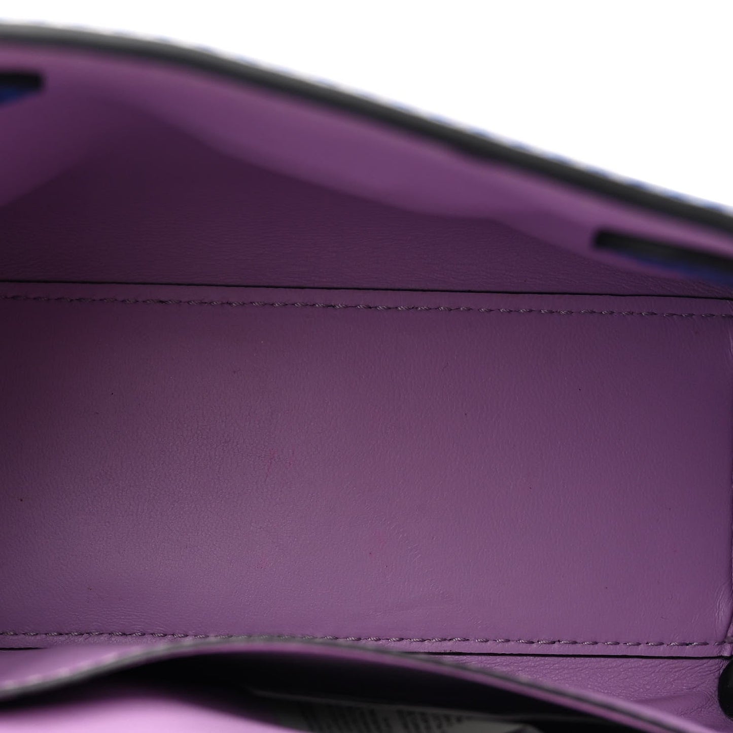 Versace La Medusa Top Handle Calfskin Leather Bag - Blue