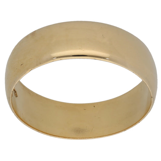9ct Gold Plain Wedding Ring Size Y
