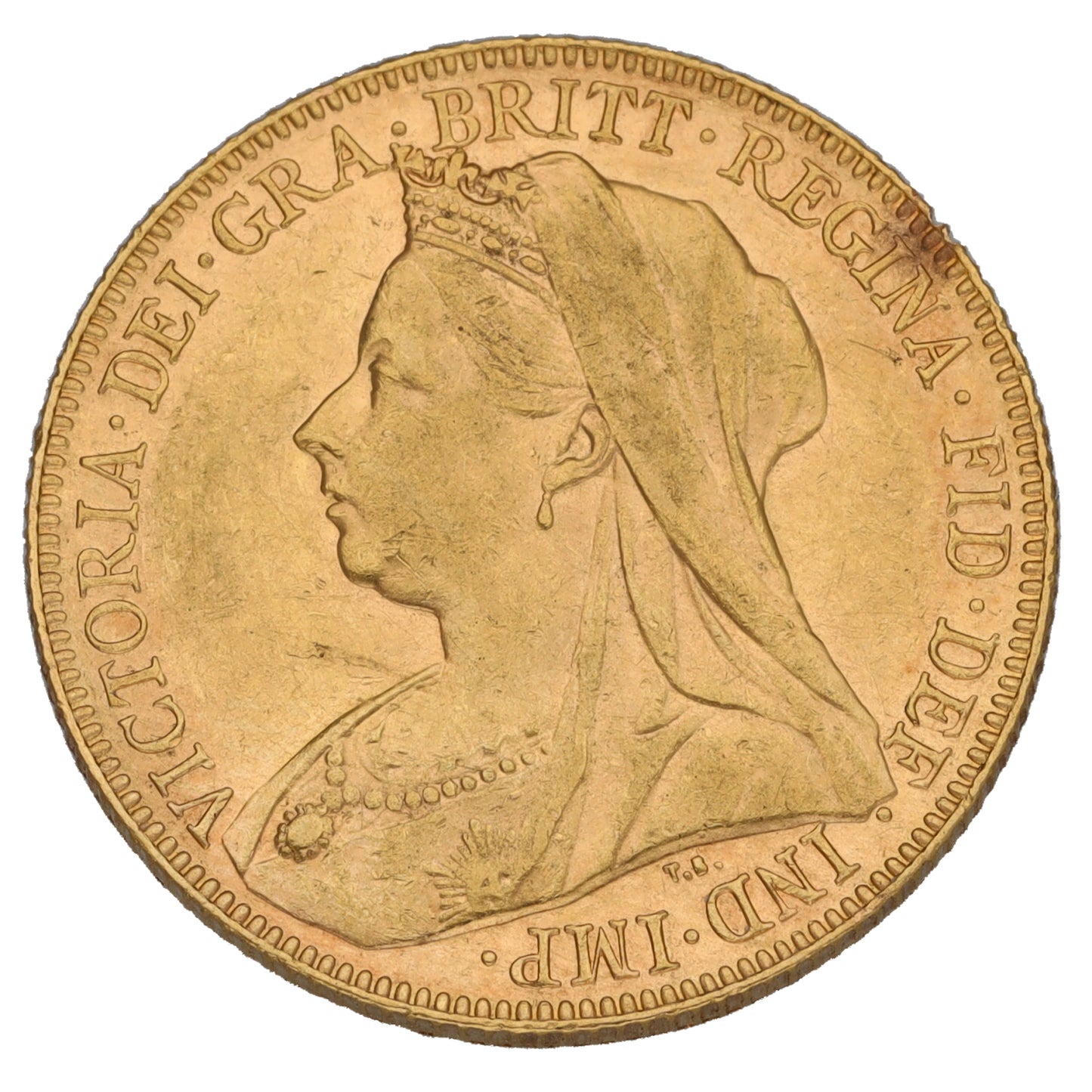22ct Gold Queen Elizabeth II Full Sovereign Coin 1901