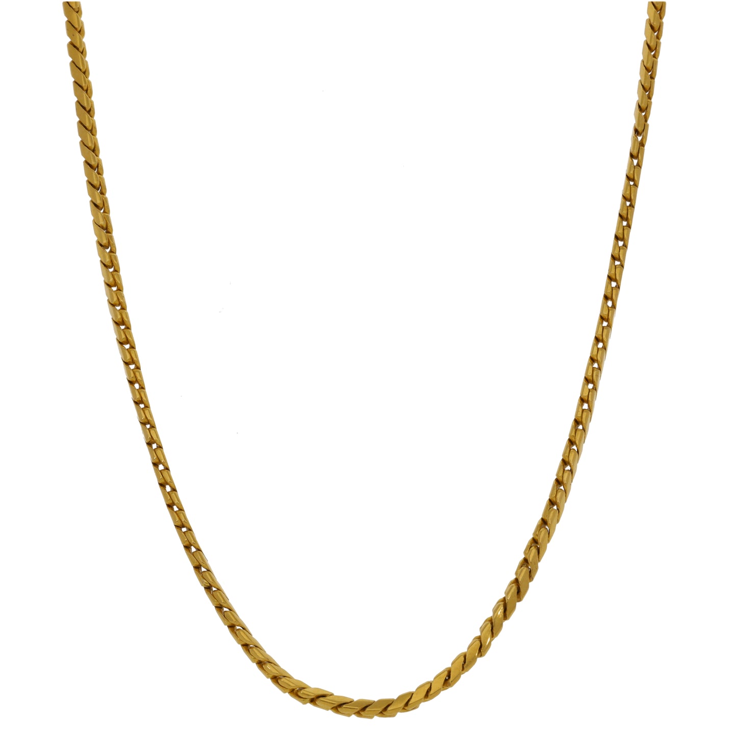 22ct Gold Snake Chain 18"
