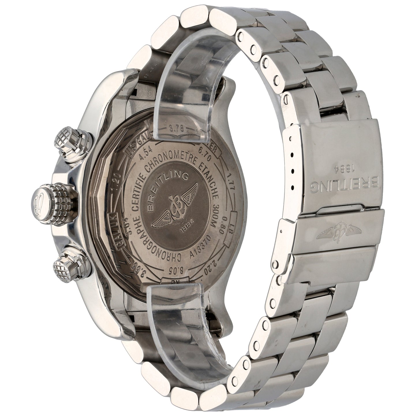 Breitling Super Avenger A13370 48mm Stainless Steel Watch