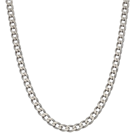 Sterling Silver Curb Chain 20"