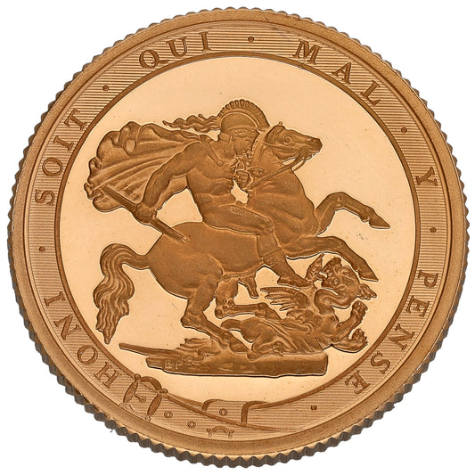22ct Gold The Piedfort Sovereign Coin 2017