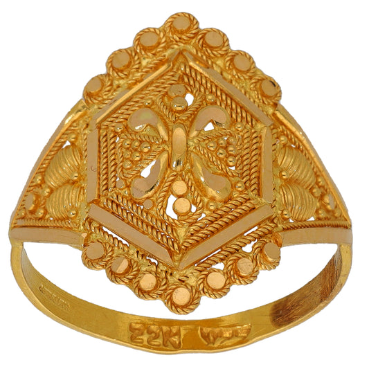 22ct Gold Alternative Ring Size P