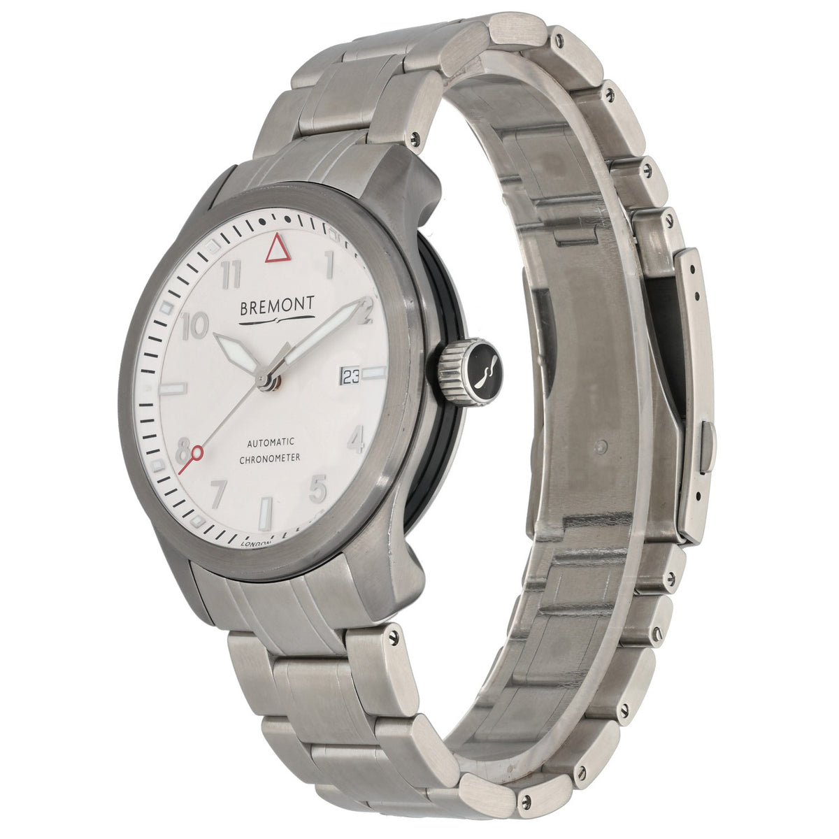 Bremont Solo SOLO/WH-SI/BR 43mm Stainless Steel Watch