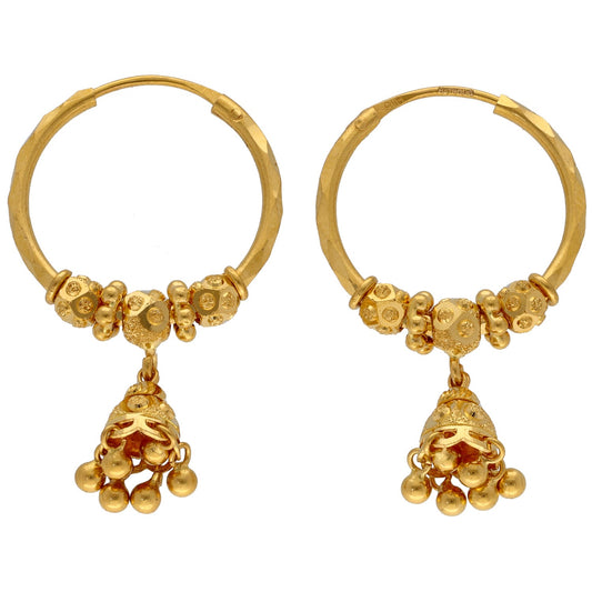 22ct Gold Hoop Earrings