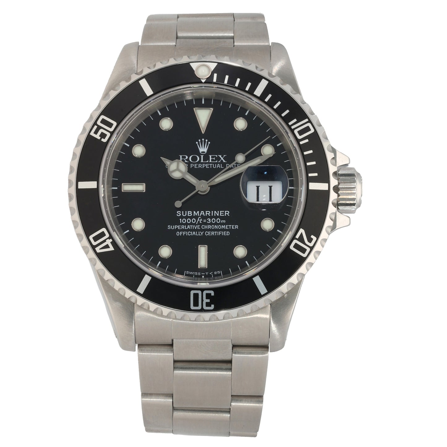 Rolex Submariner 16610 40mm Stainless Steel Watch