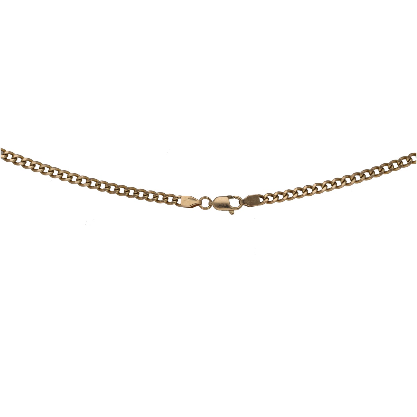 9ct Gold Curb Chain 20"