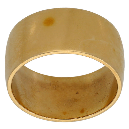 9ct Gold Plain Wedding Ring Size R