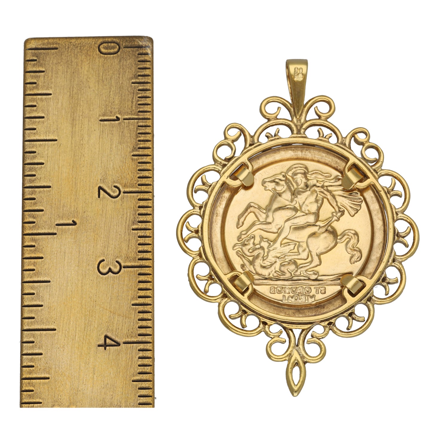 9ct Gold St Christopher Pendant