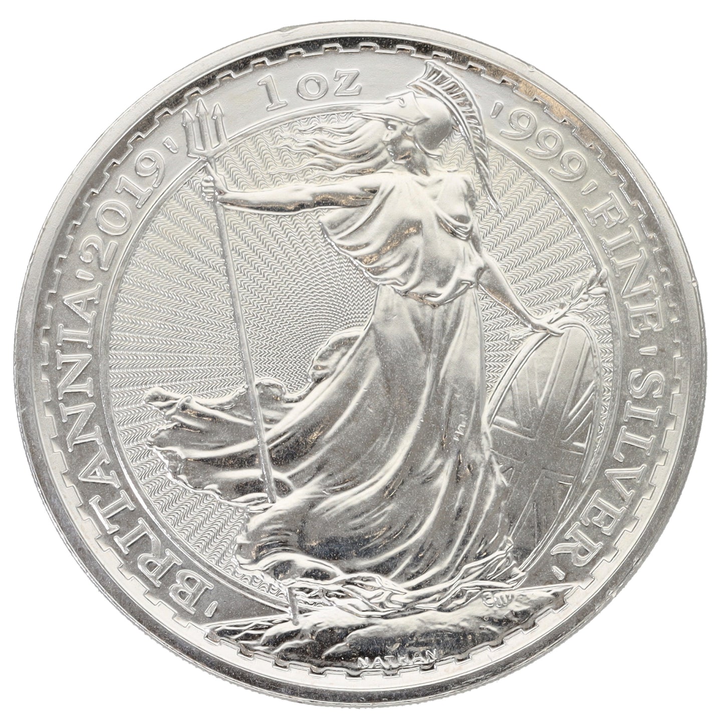 Fine Silver Queen Elizabeth II 1 OZ Britannia Coin 2019