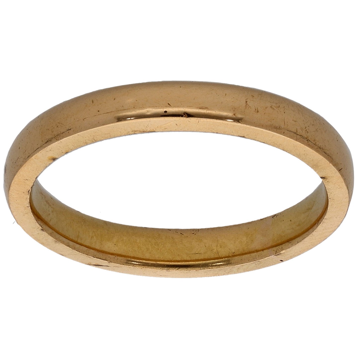 22ct Gold Plain Wedding Ring Size K