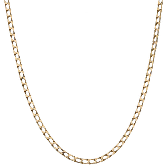 9ct Gold Curb Chain 20"