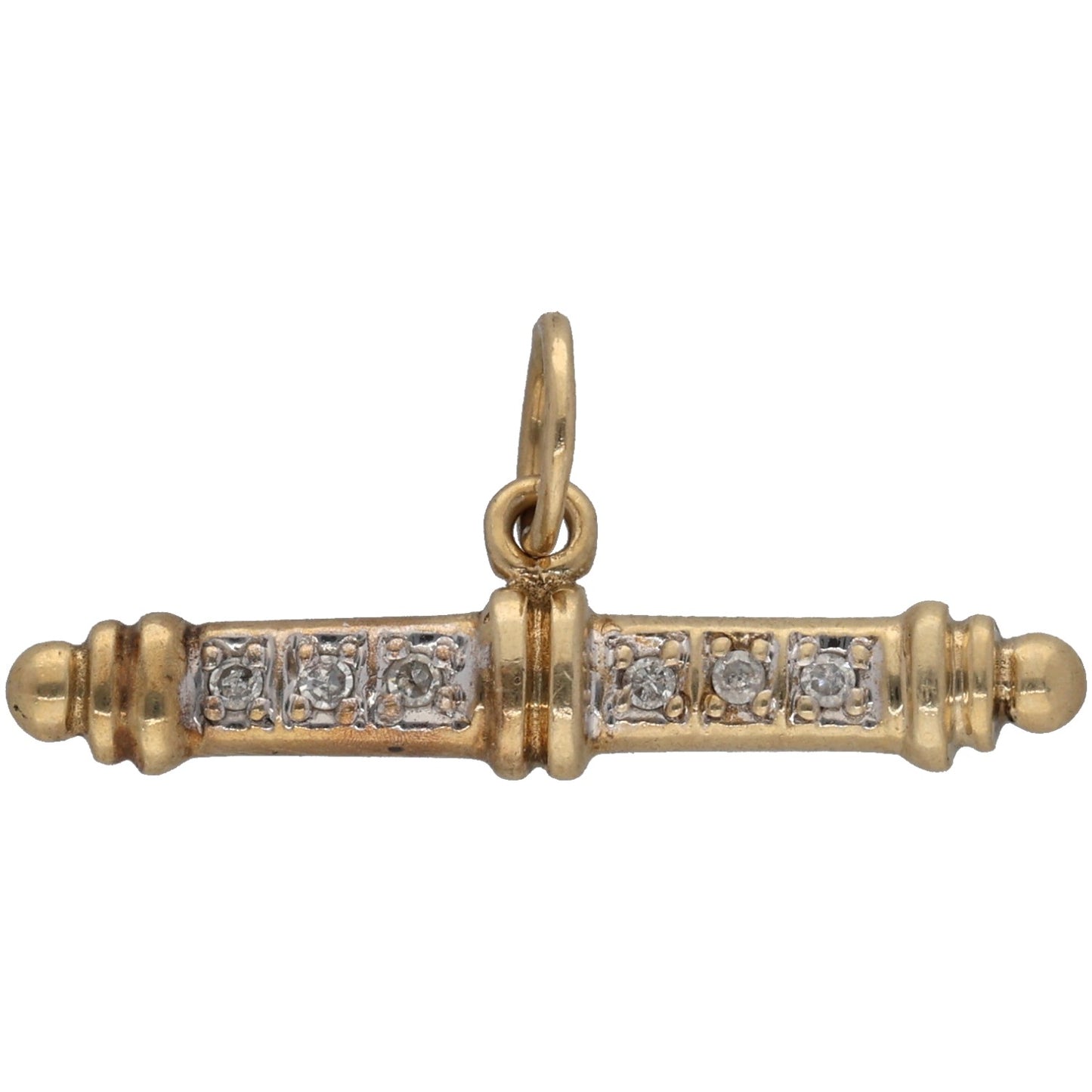 9ct Gold 0.06ct Diamond Alternative Pendant