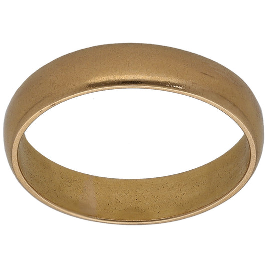 22ct Gold Plain Wedding Ring Size O