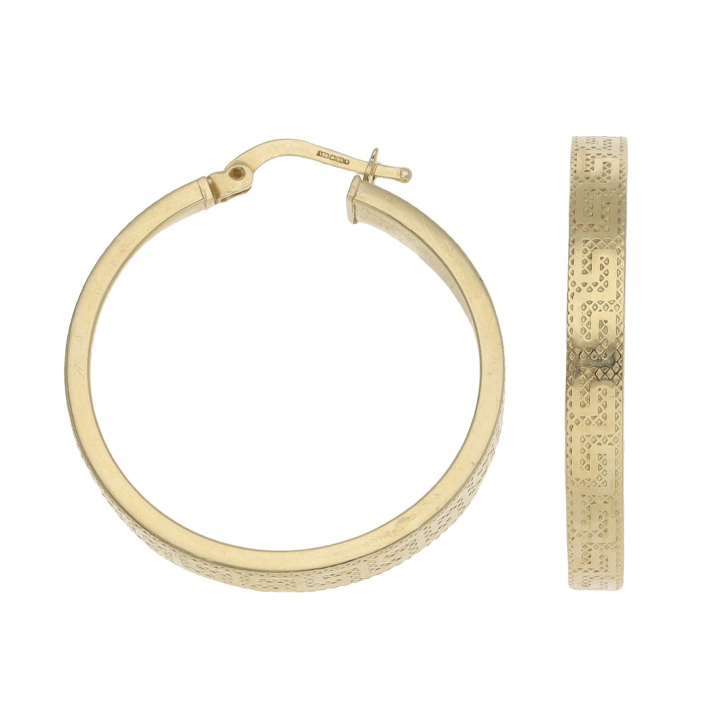 14ct Gold Hoop Earrings