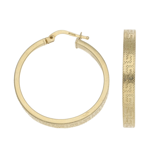 14ct Gold Hoop Earrings