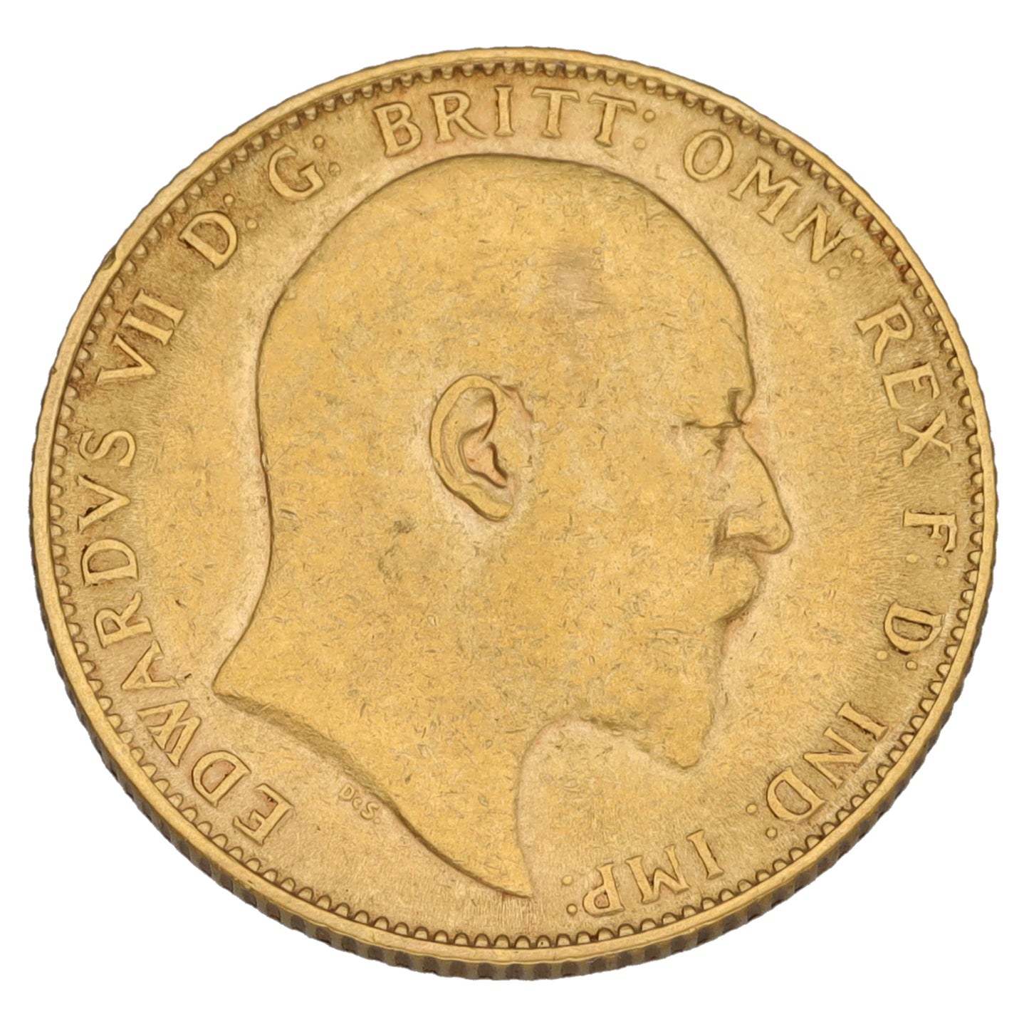 22ct Gold King Edward VII Full Sovereign Coin 1910
