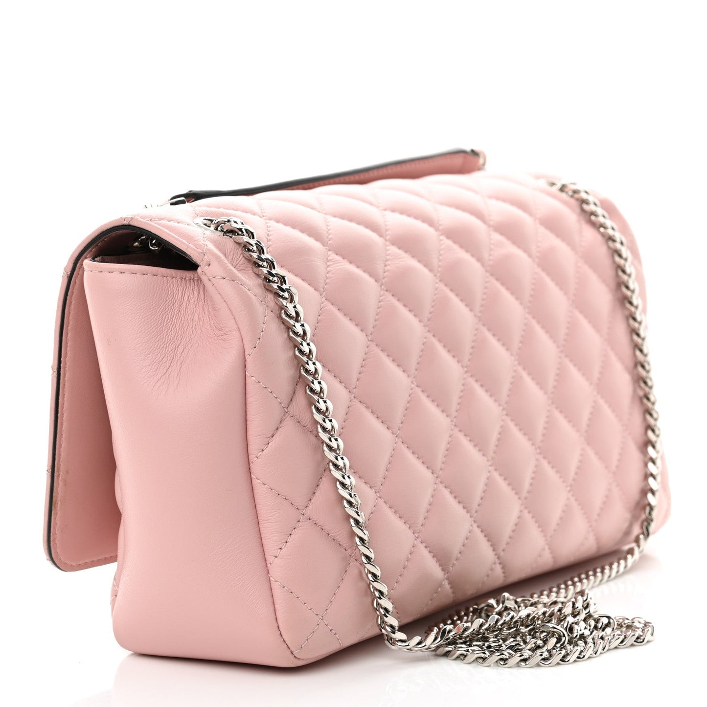 Versace La Medusa Lambskin Leather Bag - Pink