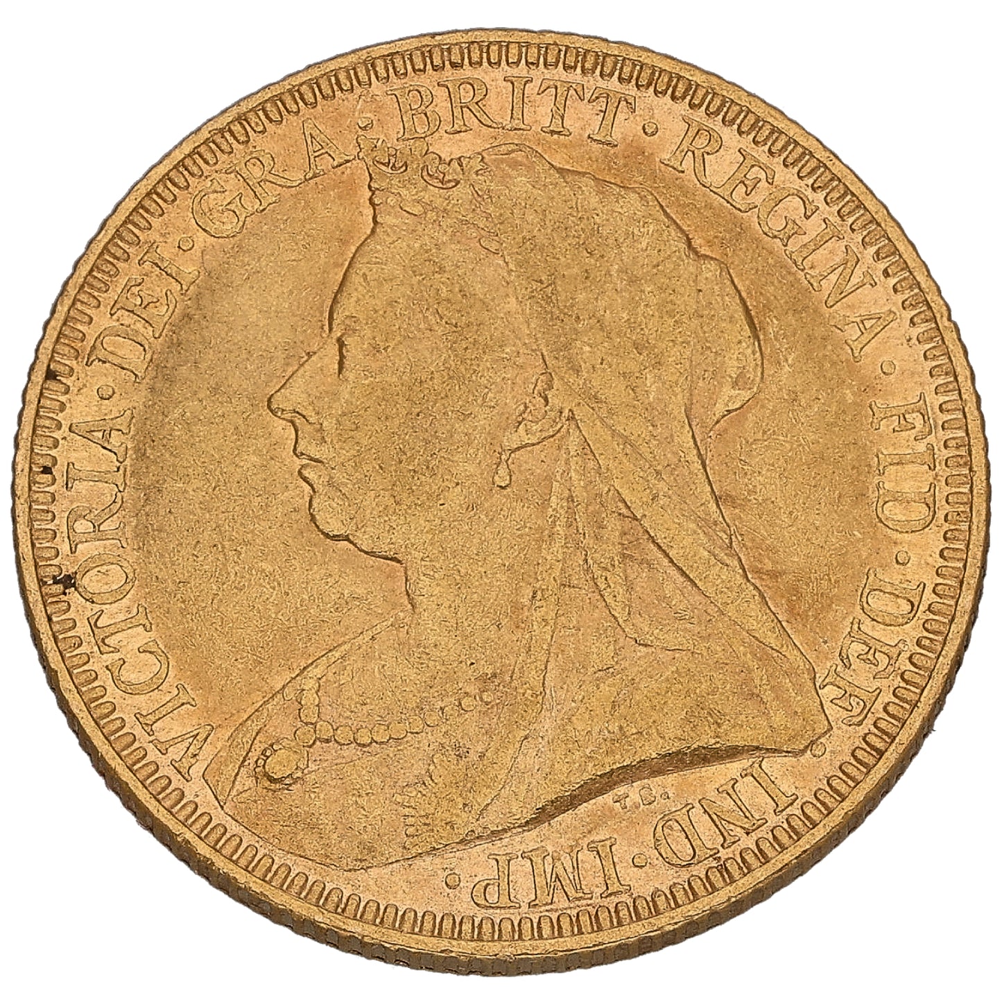 22ct Gold Queen Victoria Full Sovereign Coin 1893