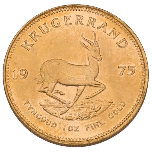 22ct Gold 1 OZ Krugerrand Coin 1975