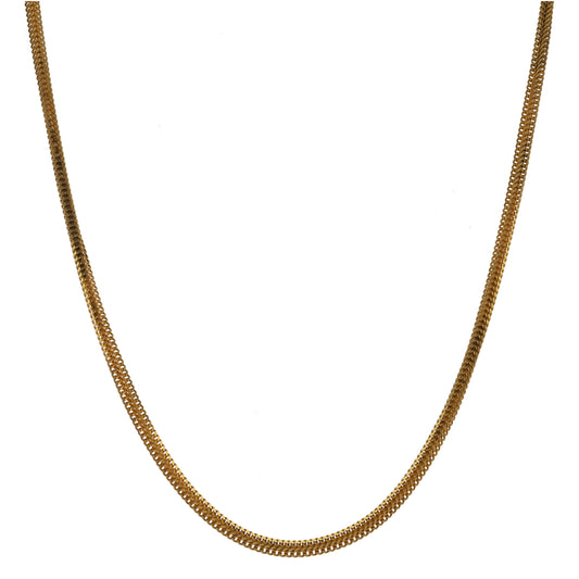22ct Gold Snake Chain 18"