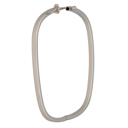9ct White Gold Hinged/Clasp Bangle