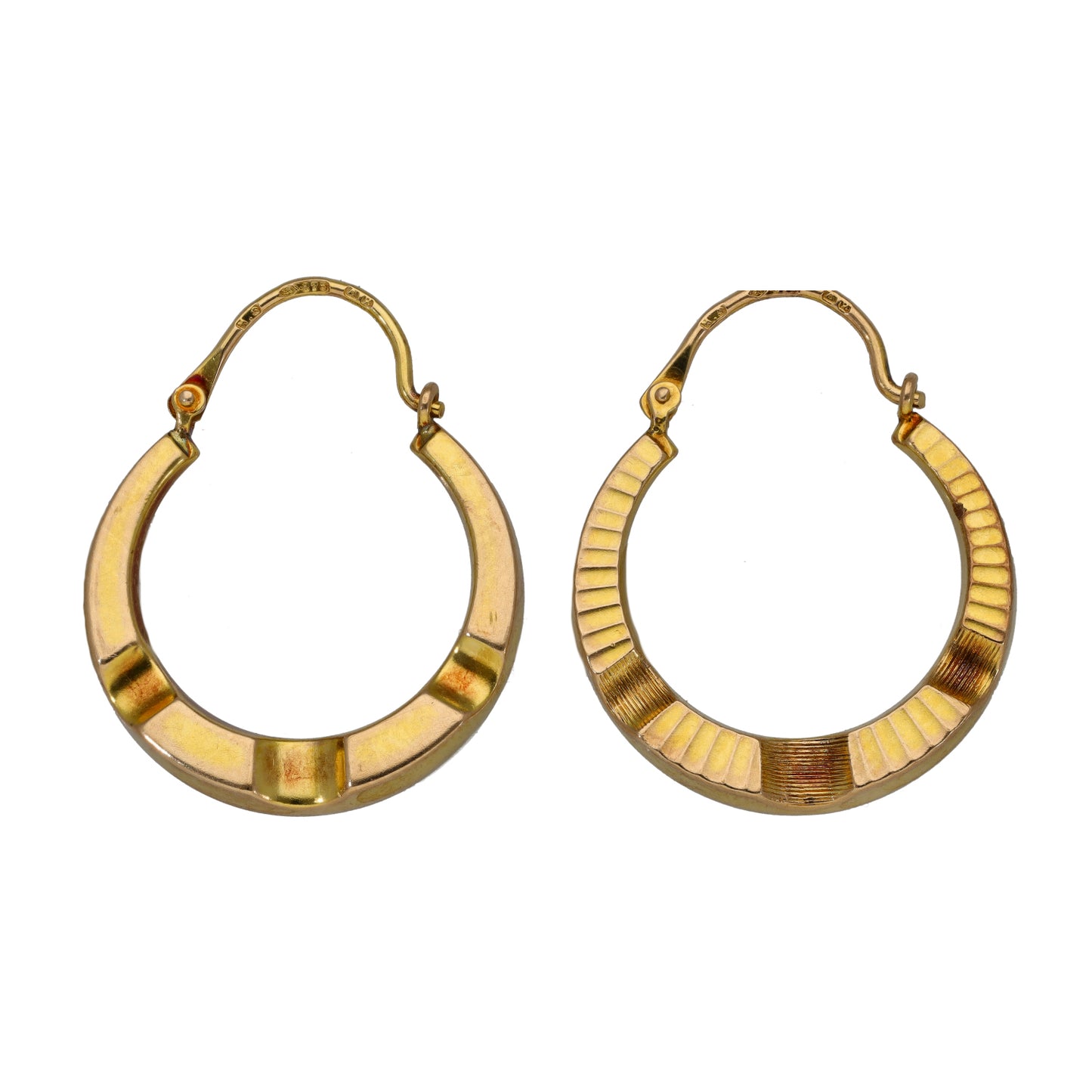 9ct Gold Creole Earrings