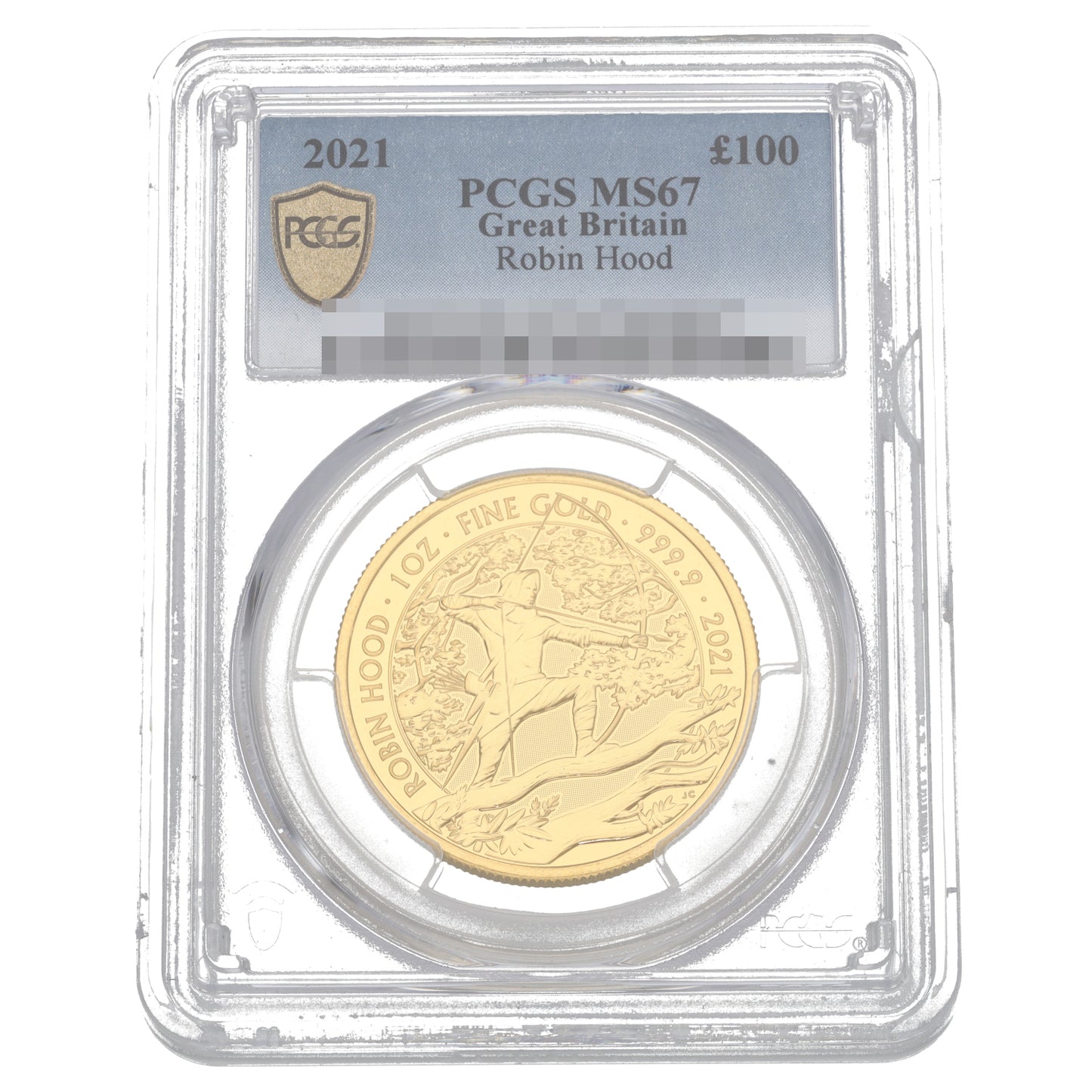 24ct Gold Robin Hood 1 OZ Coin 2021