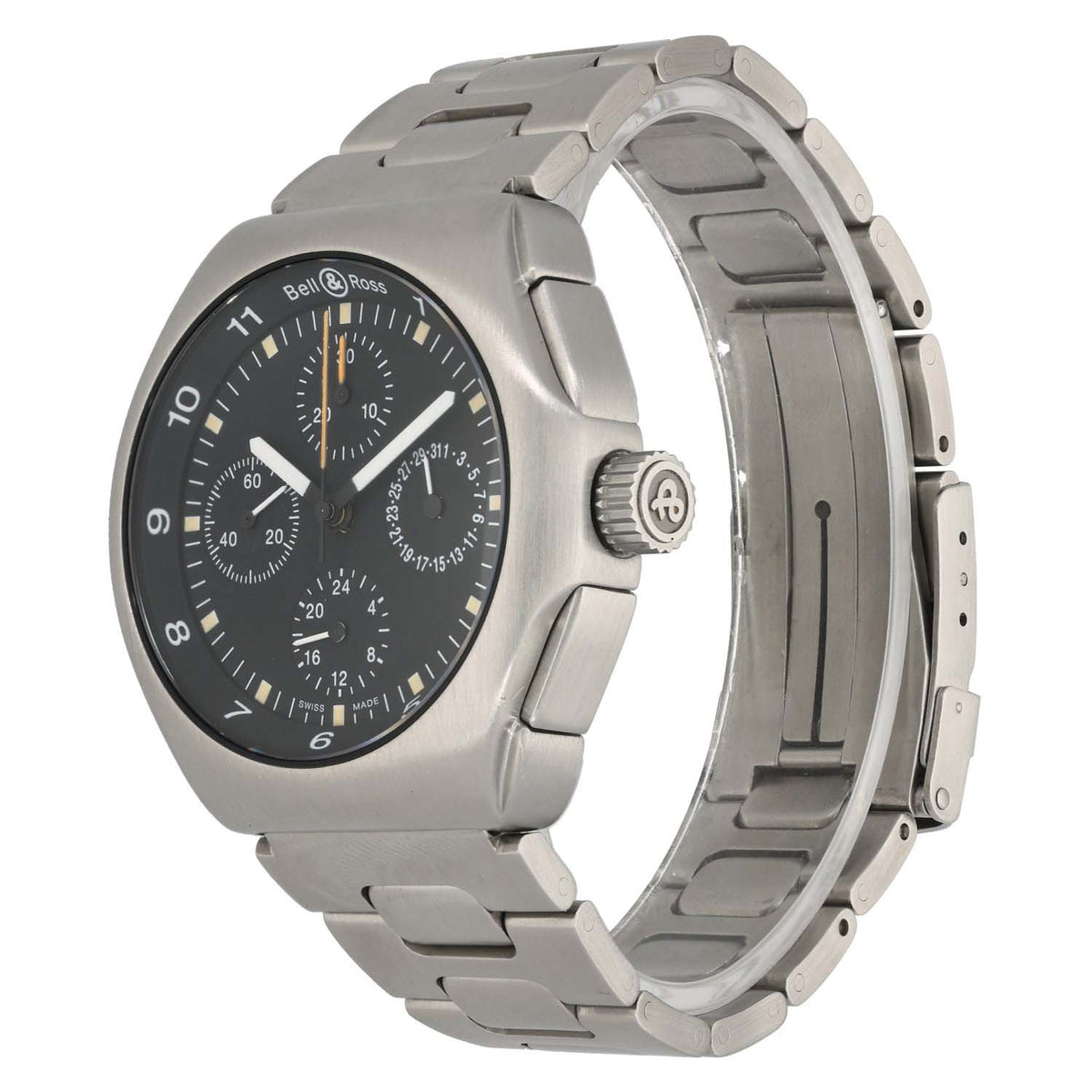 Bell & Ross Space 3 GMT Chronograph 324 41mm Stainless Steel Watch