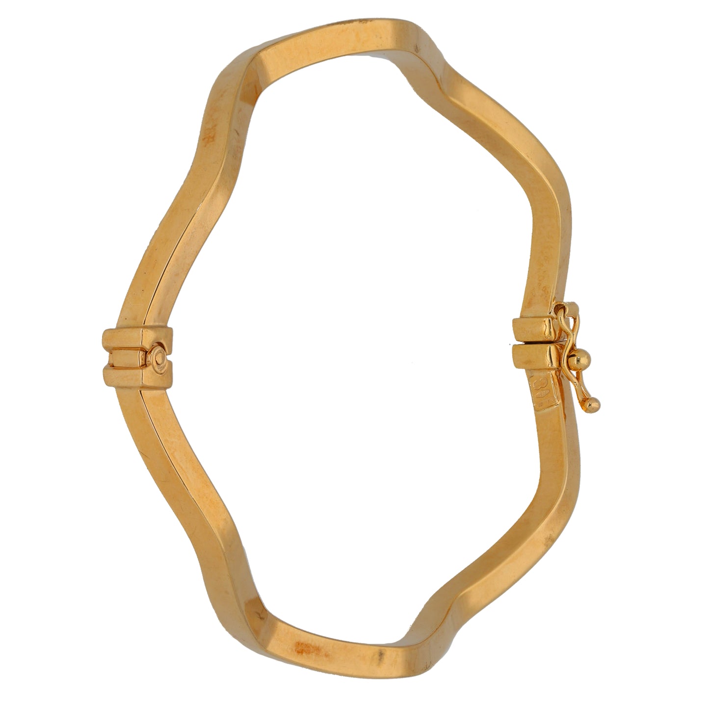 9ct Gold Hinged/Clasp Bangle