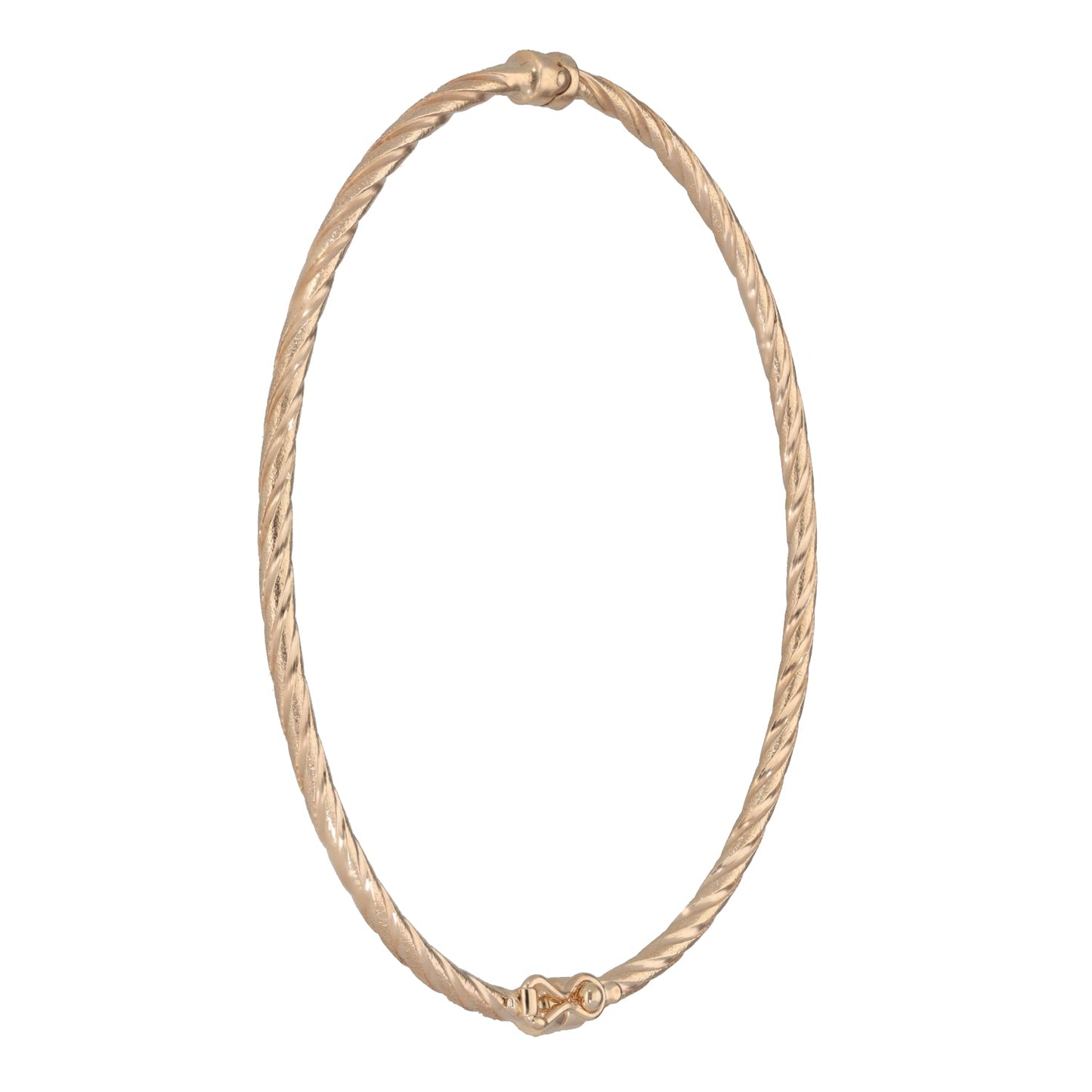 9ct Gold Twisted Bangle