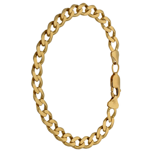 9ct Gold Curb Bracelet