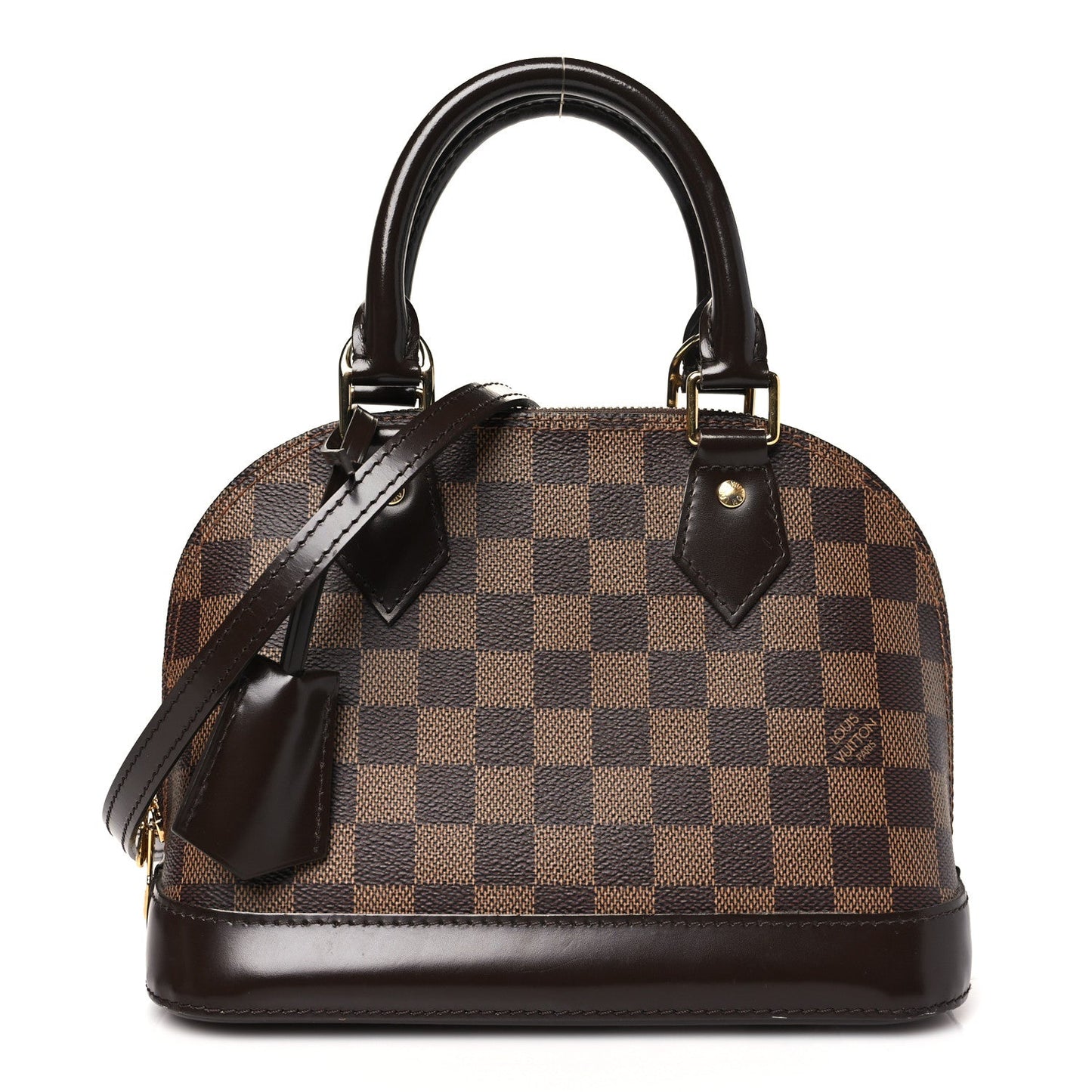 Louis Vuitton Alma BB Damier Ebene Coated Canvas Bag - Brown