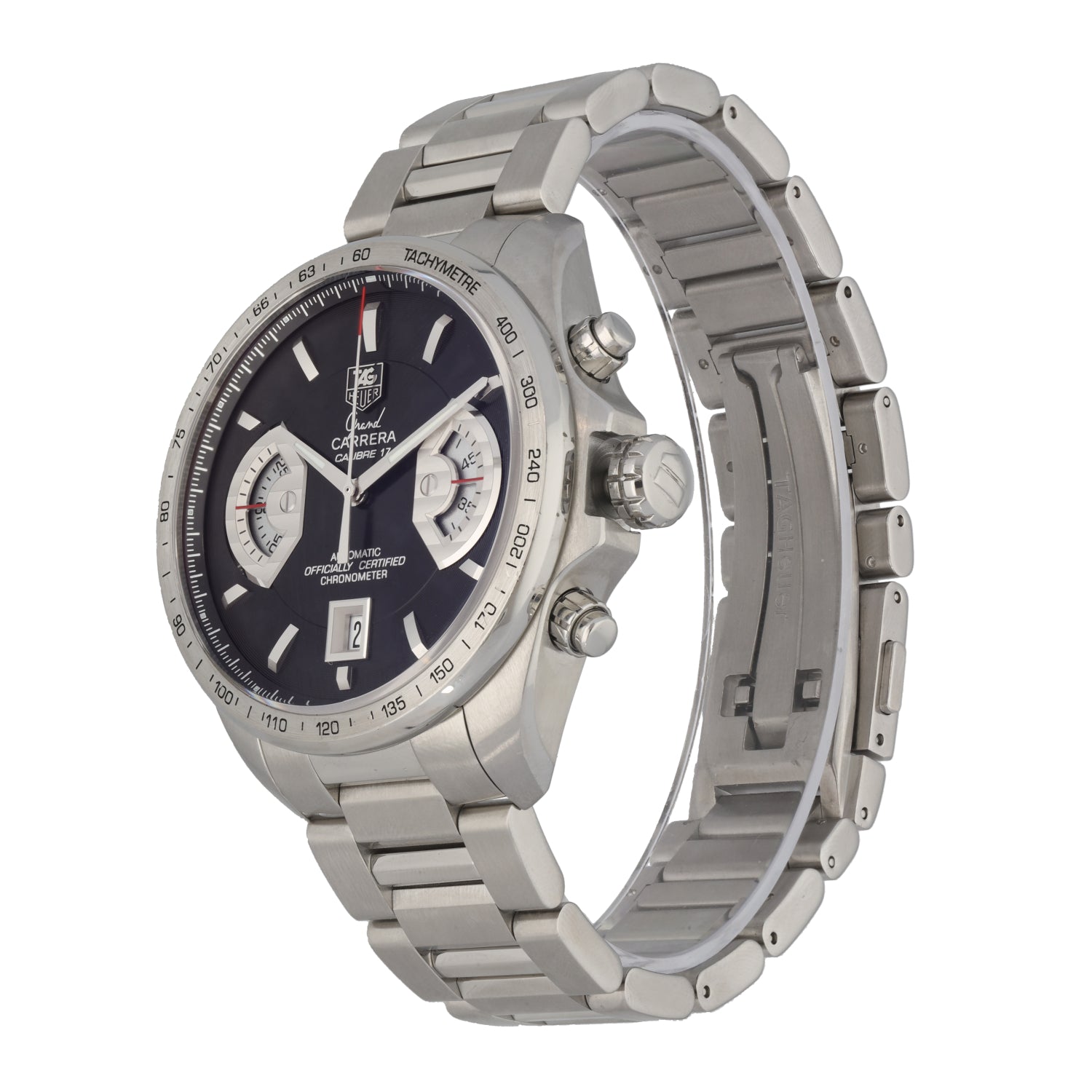 Tag Heuer Carrera CAV511A 43mm Stainless Steel Watch – H&T