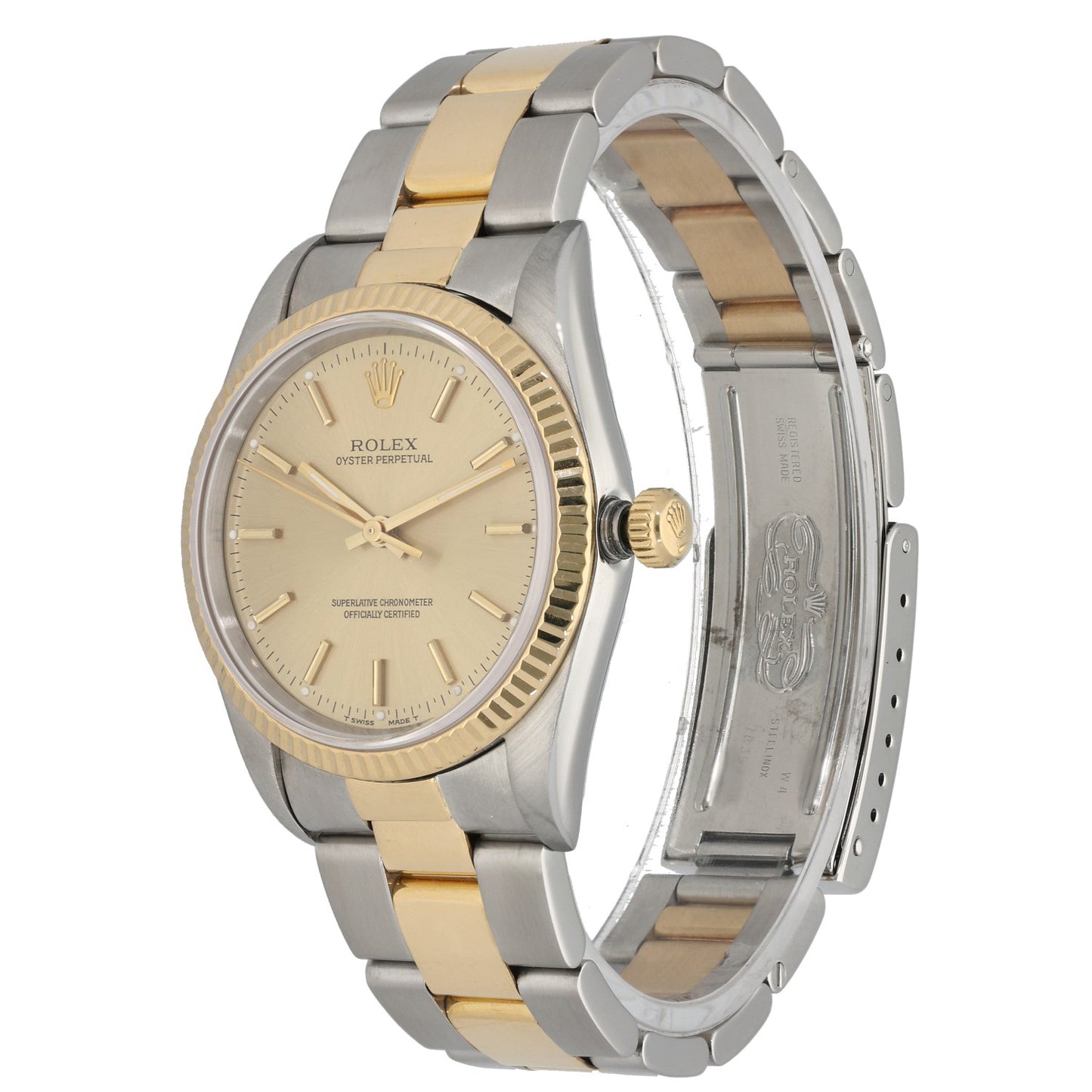 Rolex Oyster Perpetual 14233 34mm Bi-Colour Watch