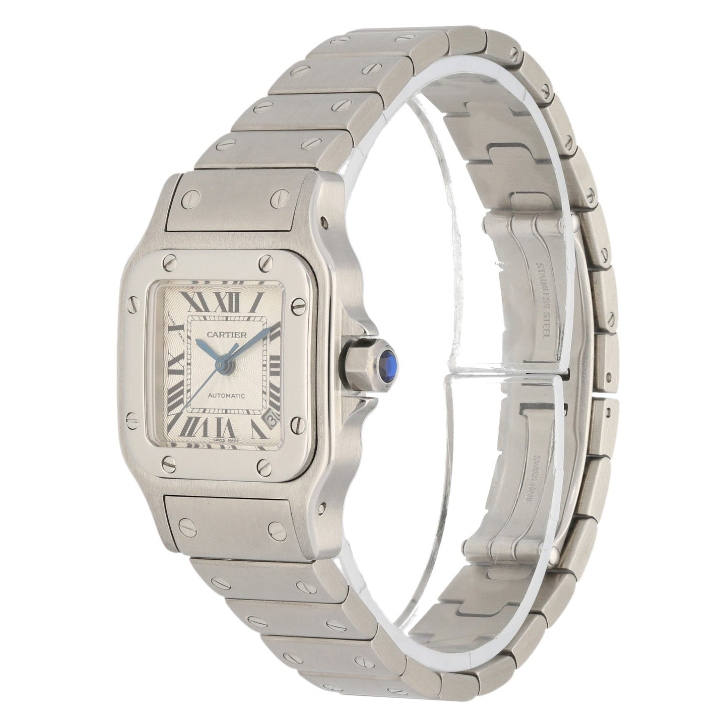 Cartier Santos 2423 24mm Stainless Steel Ladies Watch