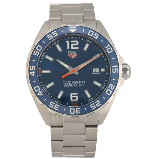 Tag Heuer Formula 1 WAZ1010 43mm Stainless Steel Watch
