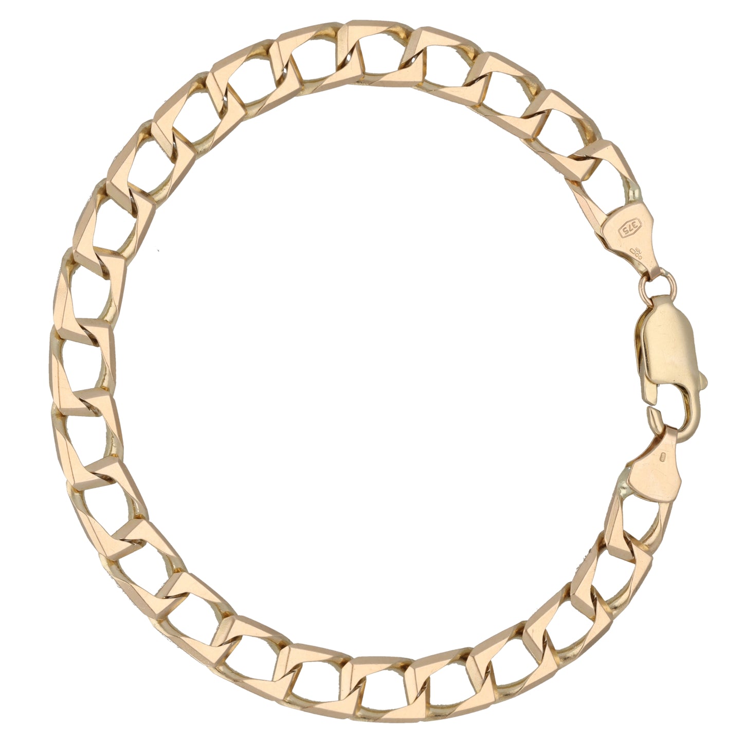 9ct Gold Curb Bracelet