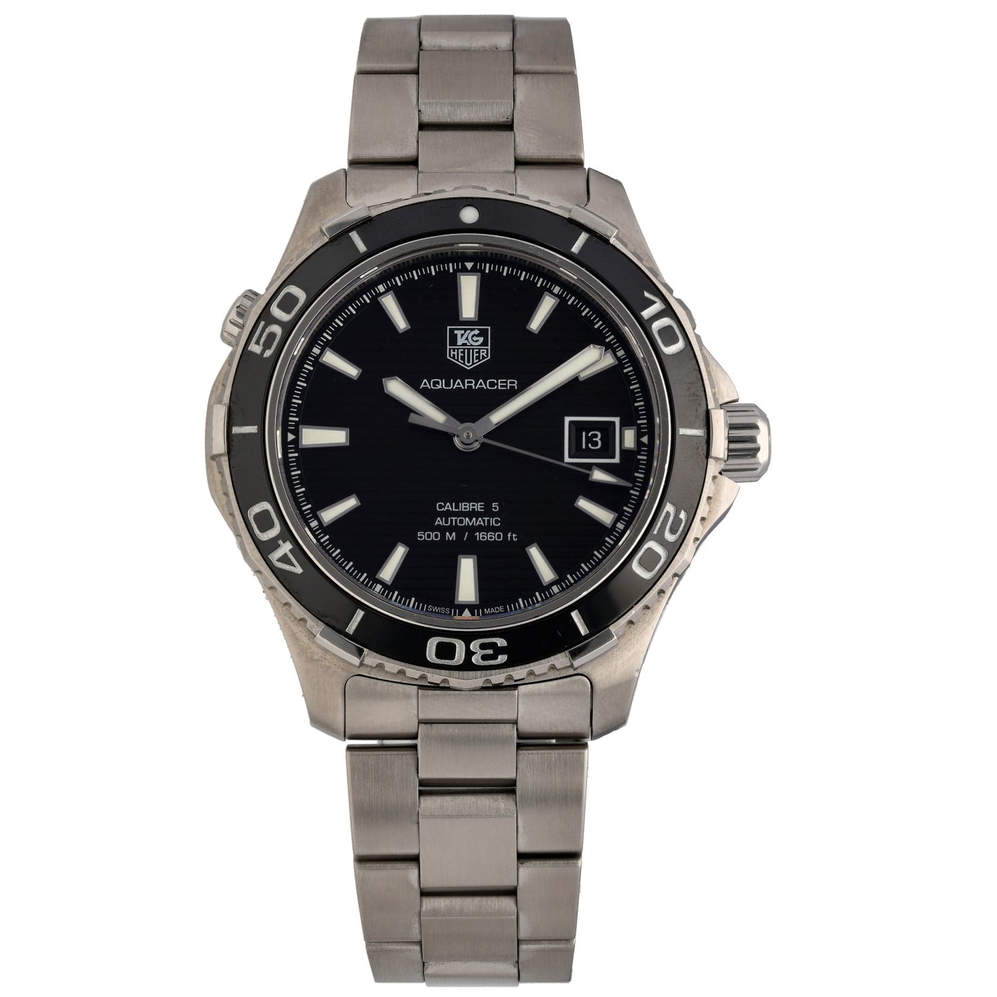 Tag Heuer Aquaracer WAK2110 41mm Stainless Steel Watch